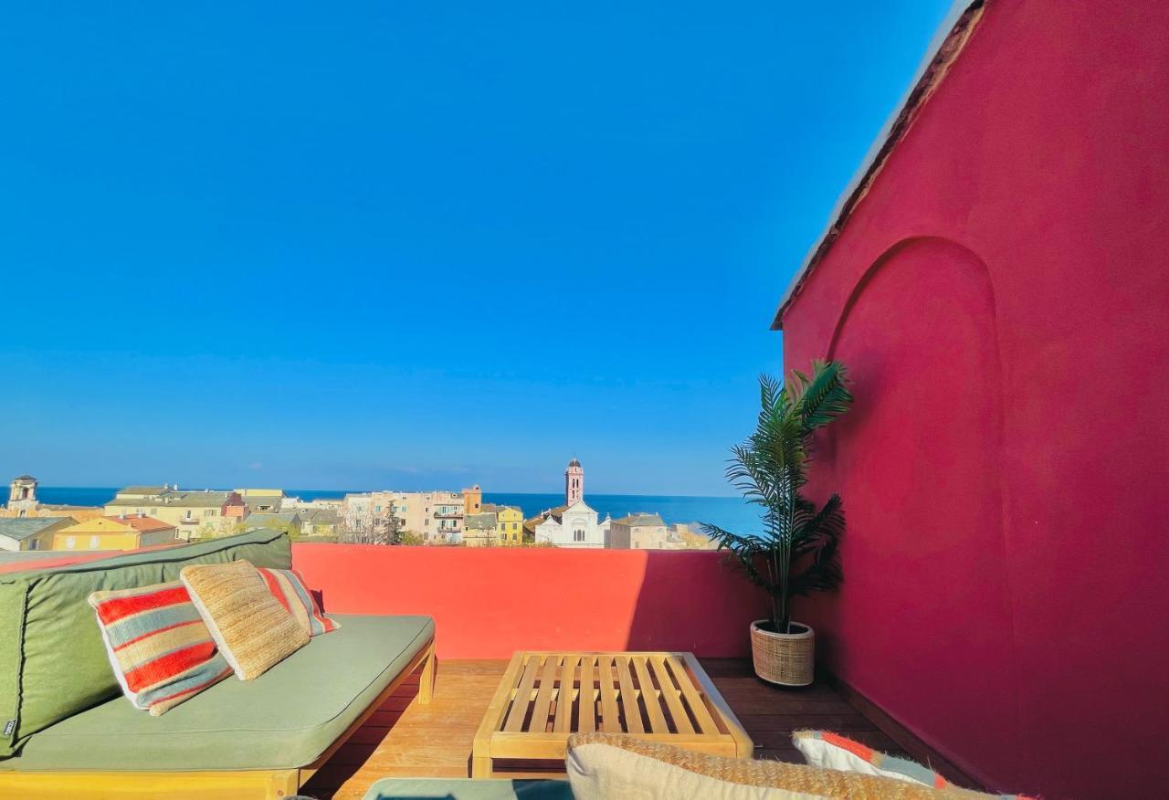 Pepites Bastiaises Piazza D'A Appartement Roof Top Vue Mer Bastia  Exteriör bild